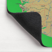 Sierra Leone Karte Mousepad (Ecke)