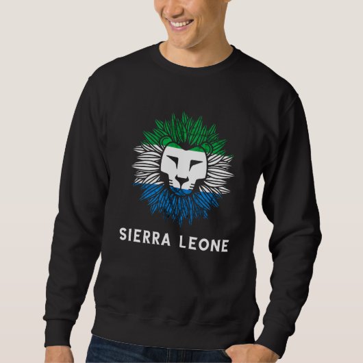 Sierra Leone King Sierra Leone Pride Sweatshirt (Vorderseite)