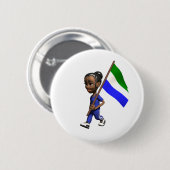 Sierra Leone-Knopf Button (Vorne & Hinten)