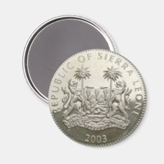 Sierra Leone Magnet (Vorderseite/Rückseite)