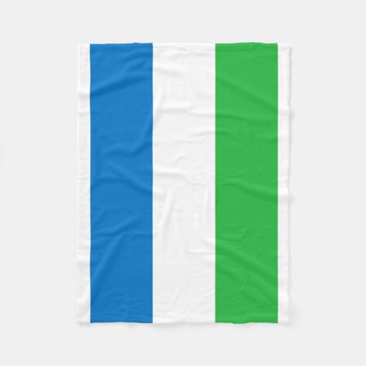 Sierra Leone-nationale Weltflagge Fleecedecke (Vorderseite)