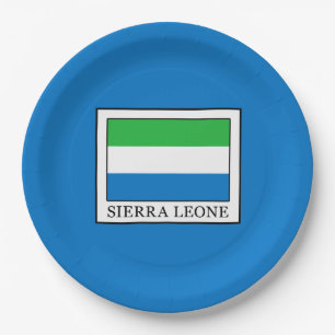 Sierra Leone Pappteller