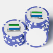 Sierra Leone Pokerchips (Stapel)