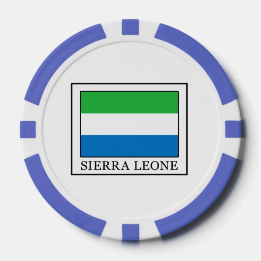 Sierra Leone Pokerchips (Vorderseite)