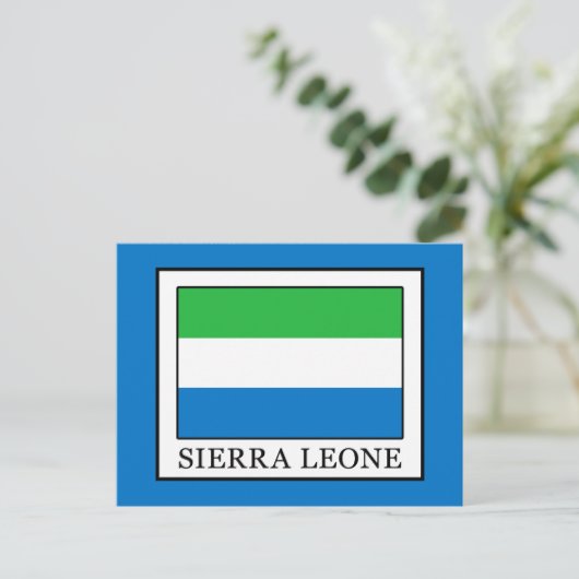 Sierra Leone Postkarte (Stehend Vorderseite)