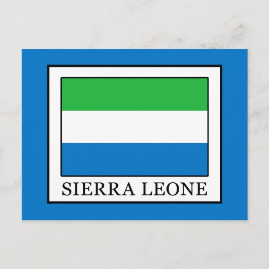 Sierra Leone Postkarte (Vorderseite)