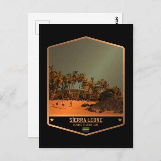 Sierra Leone Postkarte (Vorne/Hinten)