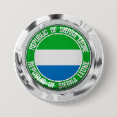 Sierra Leone Round Emblem Button (Vorderseite)