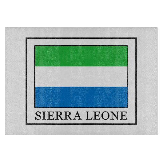 Sierra Leone Schneidebrett (Vorderseite)