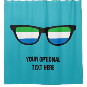 Sierra Leone Shades Duschvorhang