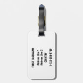 Sierra Leone Shades - Gepäckmarke Gepäckanhänger (Rückseite vertikal)