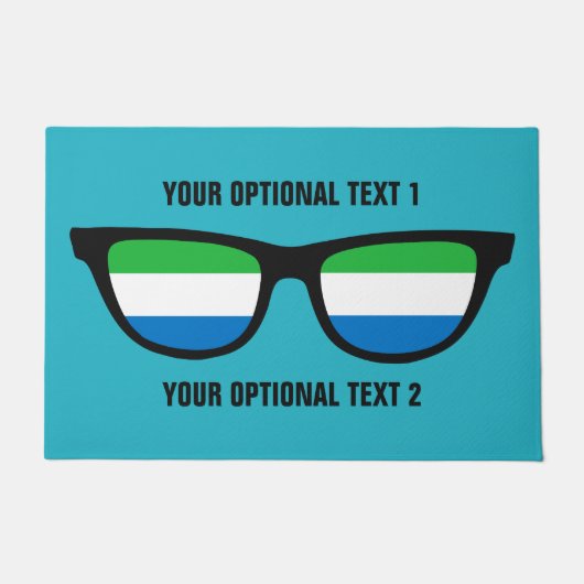 Sierra Leone Shades Zollmatten Fußmatte (Vorderseite)