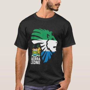Sierra Leone Siegel Lion Africa Diaspora Geschenk T-Shirt
