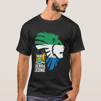Sierra Leone Siegel Lion Africa Diaspora Geschenk T-Shirt