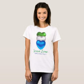 Sierra Leone Three Heart Flag T-Shirt (Vorne ganz)