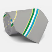 Sierra Leonestreifenflagge Krawatte (Gerollt)