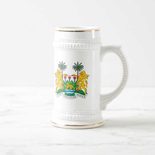 Sierra- Leonewappen Tasse (Rechts)