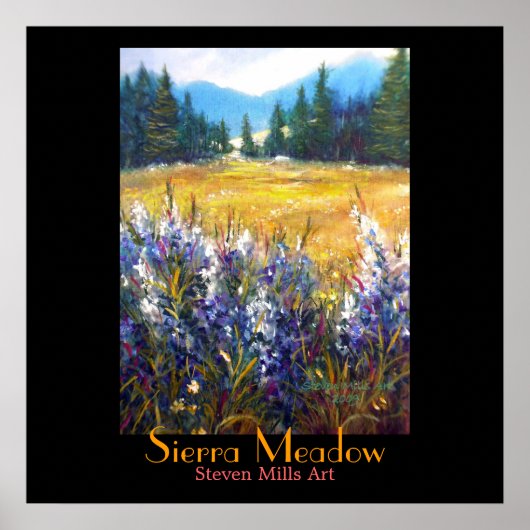 Sierra Meadow Poster (Vorne)
