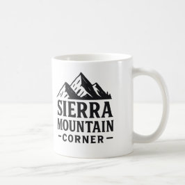 Sierra Mountain Corner - Adventure Logo Design Kaffeetasse