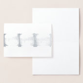 Sierra Mountain Snowstorm - Snowy Pines Card Folienkarte (Anzeige)