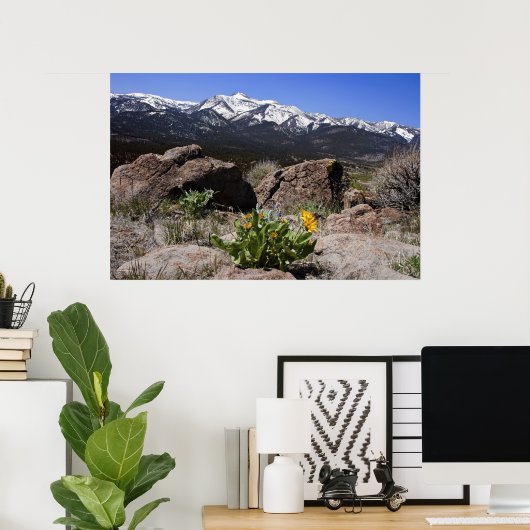 Sierra Mountain View Poster (Heimbüro)