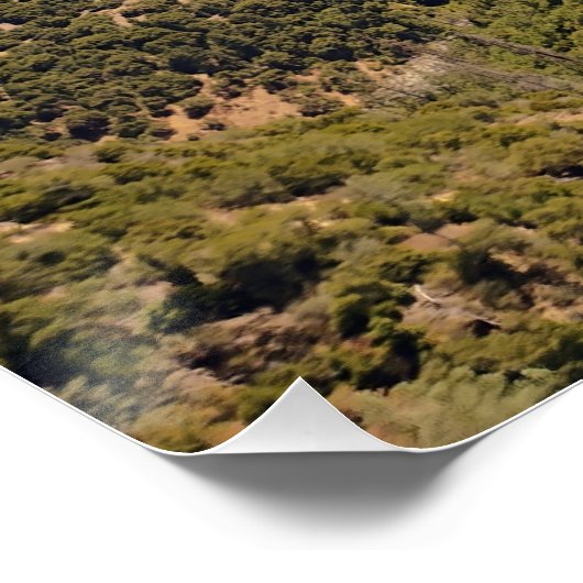 Sierra Mountains Poster (Ecke)