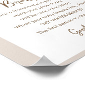 SIERRA My Water Broke Baby Duschvorrichtung Poster (Ecke)