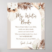 SIERRA My Water Broke Baby Duschvorrichtung Poster (Vorne)