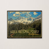 Sierra National Forest California Puzzle (Horizontal)