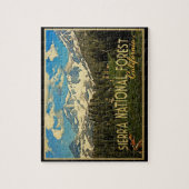 Sierra National Forest California Puzzle (Vertikal)
