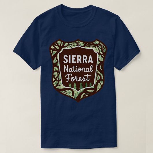 Sierra National Forest California T-Shirt (Design vorne)