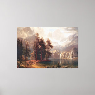Sierra Nevada, Albert Bierstadt, 1871 Leinwanddruck