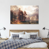 Sierra Nevada, Albert Bierstadt, 1871 Leinwanddruck (Insitu (Schlafzimmer))