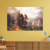 Sierra Nevada, Albert Bierstadt, 1871 Leinwanddruck (Insitu (Wohnzimmer))