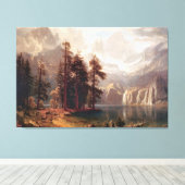 Sierra Nevada, Albert Bierstadt, 1871 Leinwanddruck (Insitu (Holzboden))
