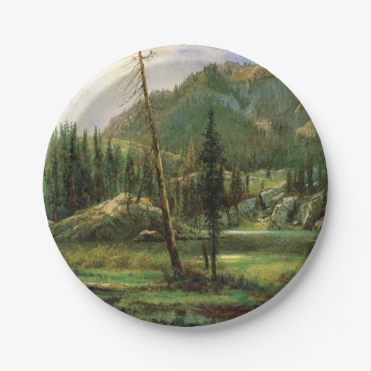 Sierra Nevada (amerikanisches Woodland) Pappteller (Vorderseite)