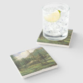 Sierra Nevada (amerikanisches Woodland) Steinuntersetzer (Seitenansicht)