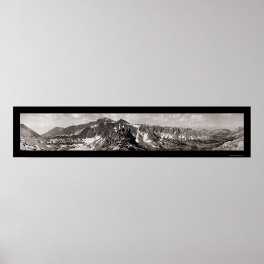 Sierra Nevada Backbone-Foto 1911 Poster (Vorne)