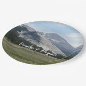 Sierra Nevada Berge III Yosemite Nationalpark Pappteller (Schrägansicht)