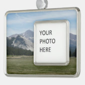 Sierra Nevada Berge III Yosemite Nationalpark Rahmen-Ornament Silber (Links)