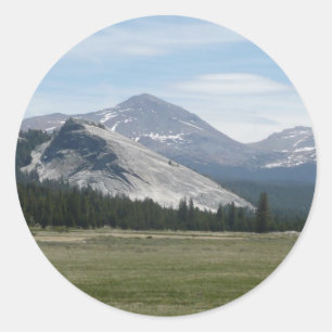Sierra Nevada Berge III Yosemite Nationalpark Runder Aufkleber