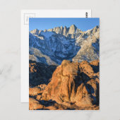 Sierra Nevada Berge und Alabama Berge Sonnenaufgan Postkarte (Vorne/Hinten)