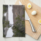 Sierra Nevada Berge und Schnee auf Yosemite Handtuch (Viertel Falte)