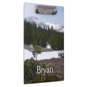 Sierra Nevada Berge und Schnee auf Yosemite Klemmbrett (Rechts)