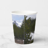 Sierra Nevada Berge und Schnee auf Yosemite Pappbecher (Rechts)