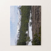 Sierra Nevada Berge und Schnee auf Yosemite Puzzle (Vertikal)