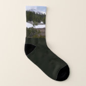 Sierra Nevada Berge und Schnee auf Yosemite Socken (Rechts - Außen)
