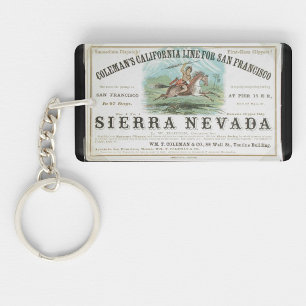Sierra Nevada Clipper Segelschiff 1900 Schlüsselanhänger
