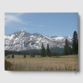 Sierra Nevada Gebirge I aus Yosemite Gästebuch (Rückseite)