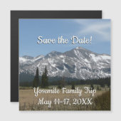 Sierra Nevada Gebirge I aus Yosemite Magnetkarte (Vorne/Hinten)